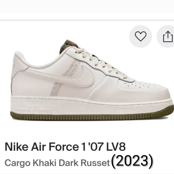 Nike Other - Nike Air Force 1 '07 LV8 "Winterized - Phantom" M8.5/W10 EUC W/OG BOX